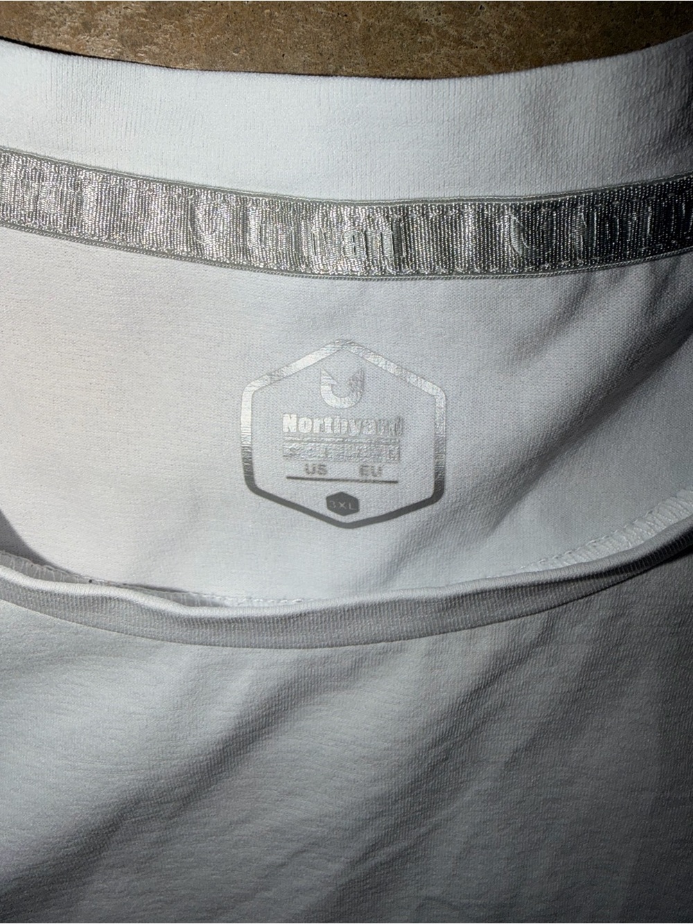 Northyard White Sleeveless Performance Training Tank 3XL - Picture 3 of 7